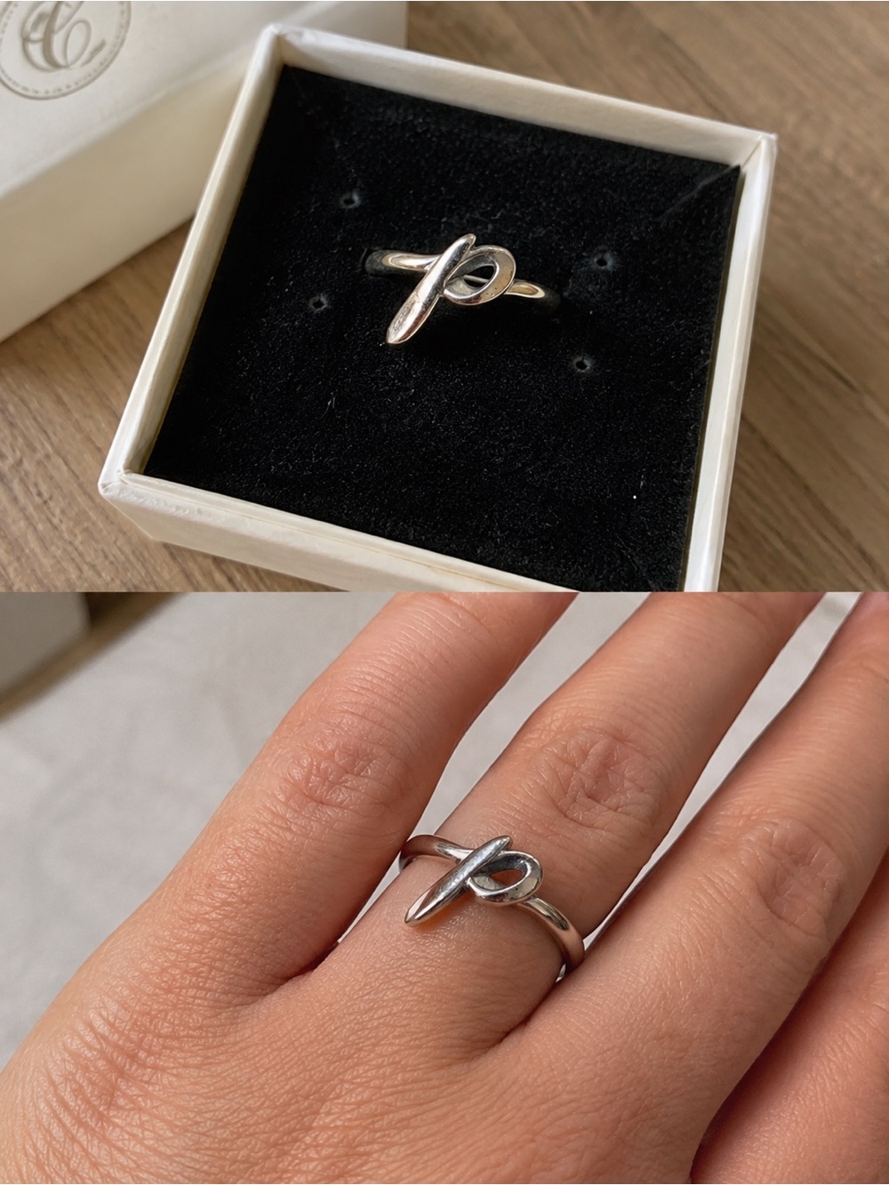 James Avery Silver Ribbon Loop Ring